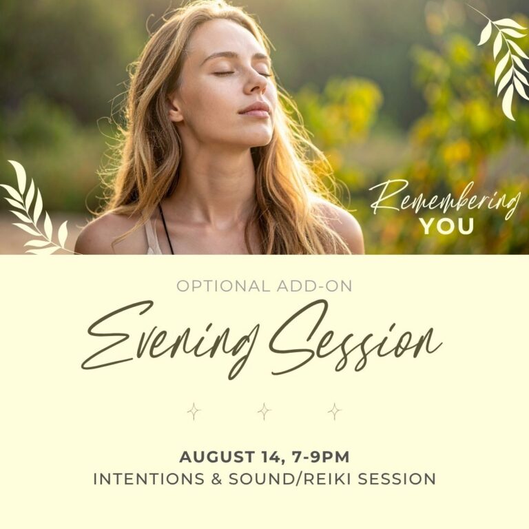 Remembering You - Evening Session
